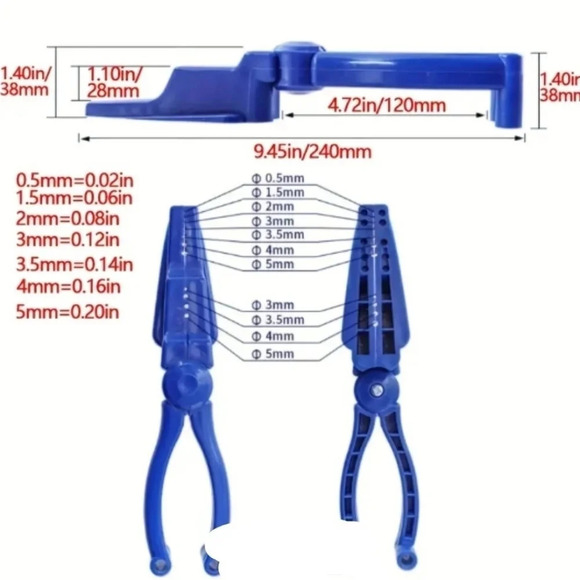 Nail holder safety pliers tool, mobility device, arthritis - Picture 2 of 5